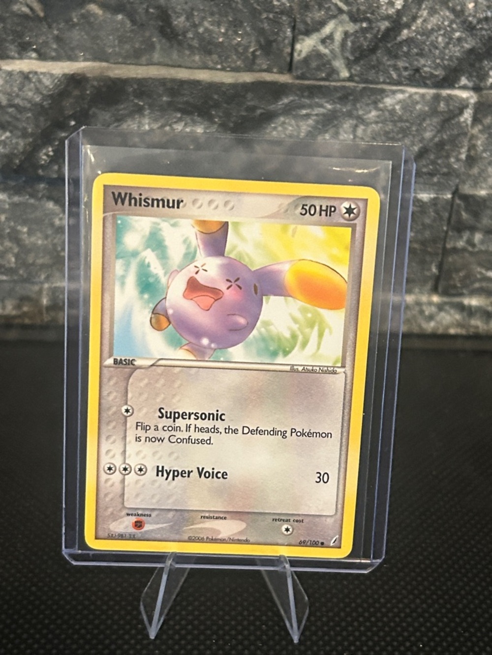 Pokémon Whismur Non-Holo‎ 69/100 from Vintage EX Crystal Guardians Set (2006)